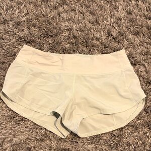 Women's Light Green/Blue Lululemon Speed Up High-Rise Lined Short 2.5"